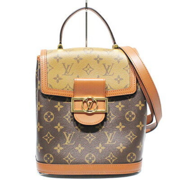 Louis Vuitton Reverse Dauphine Backpack handbag brown - Picture 1 of 4